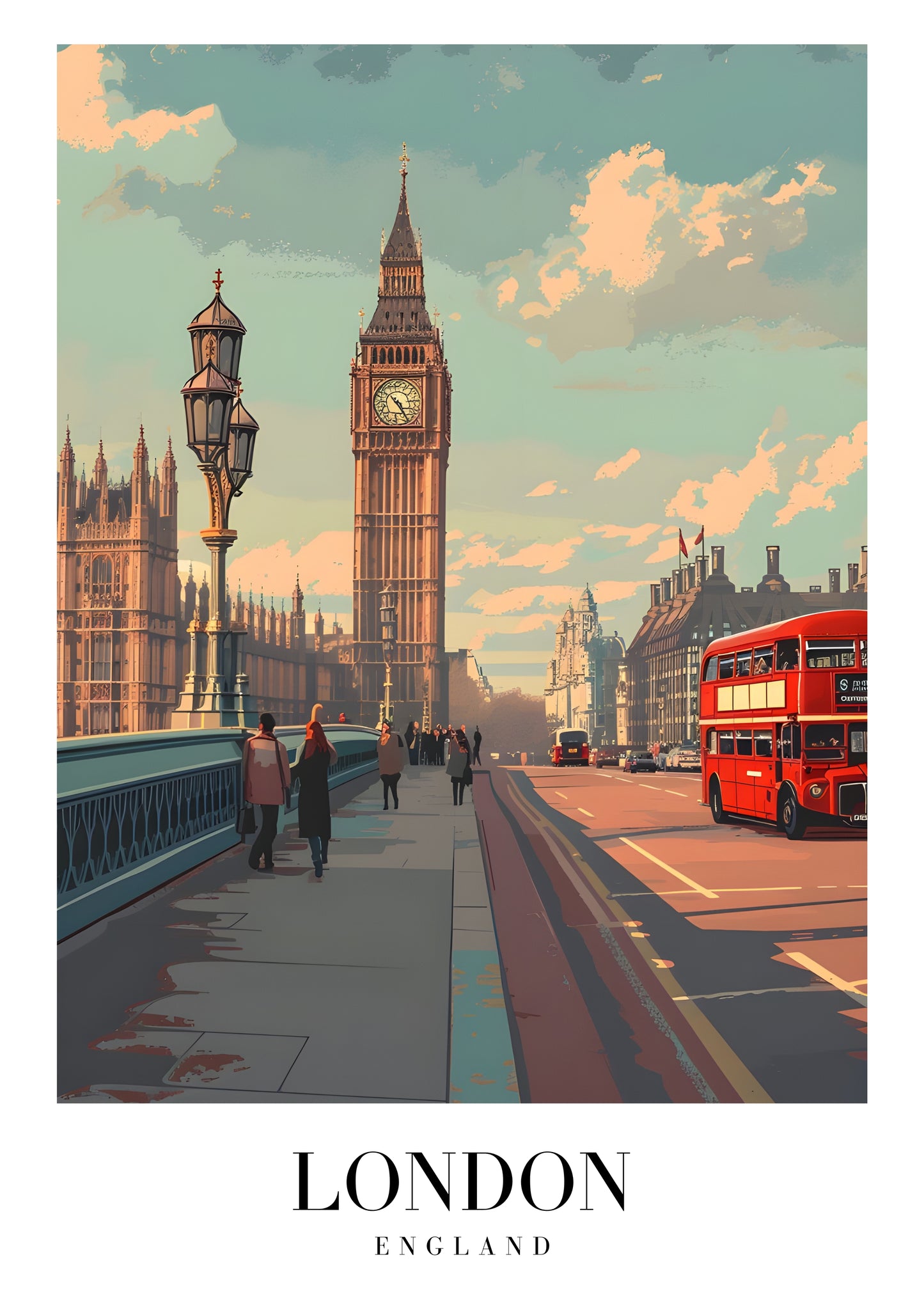 LONDON ART POSTER