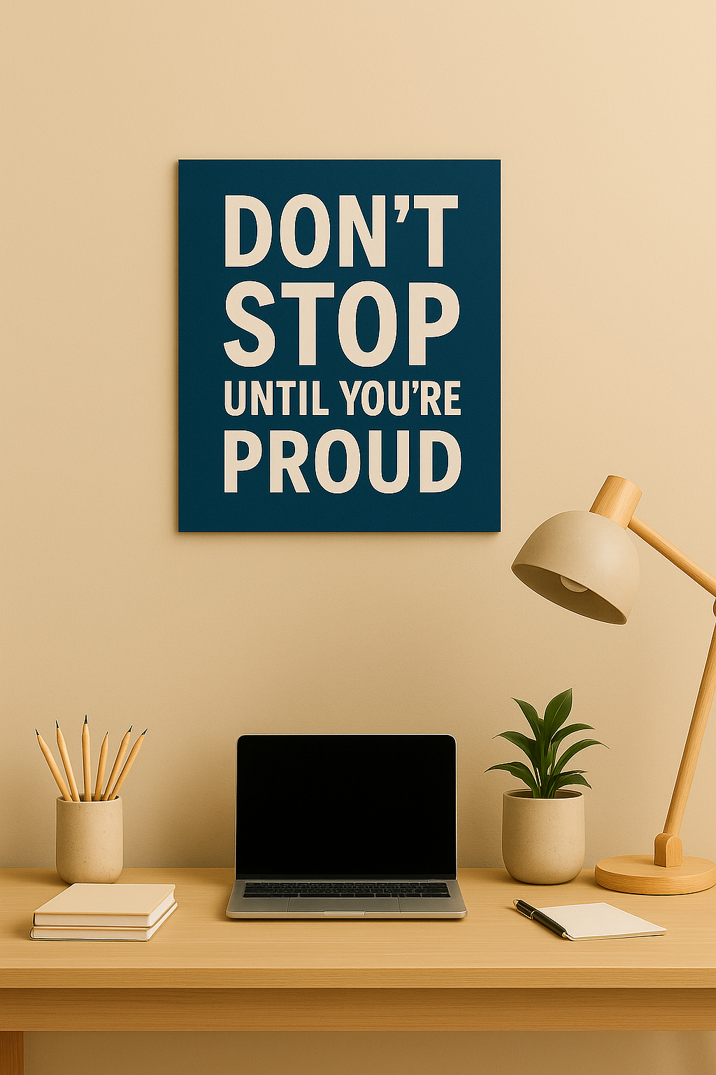 DONT STOP UNTILL YOU ARE PROUD