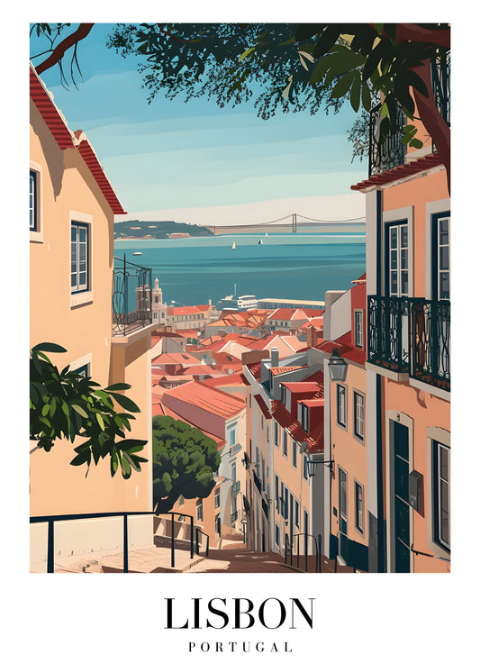LISBON ART POSTER