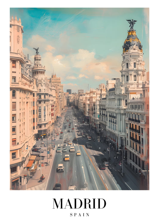 MADRID ART POSTER