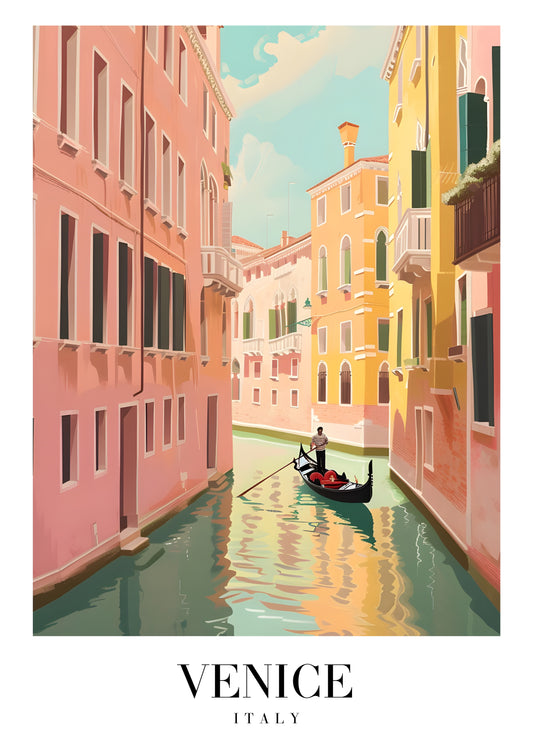VENICE ART POSTER