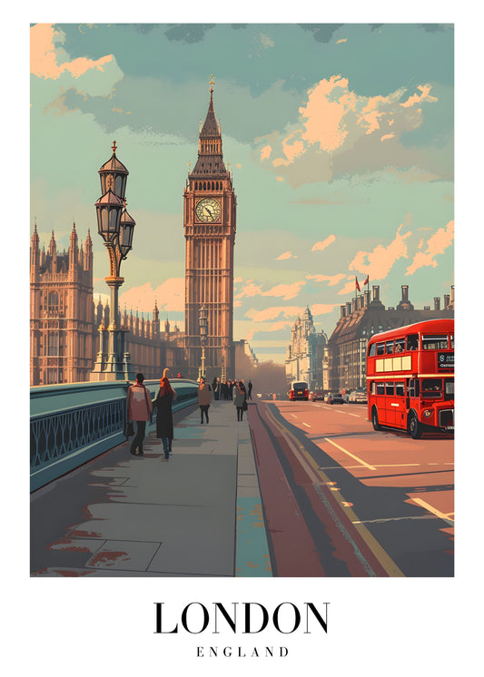 LONDON ART POSTER