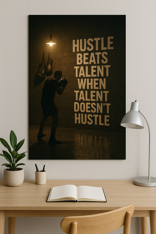 HUSTLE BEATS TALENT